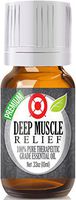 Deep Muscle Relief Essential Oil Blend - 100% Pure Therapeutic Grade Deep Muscle Relief Blend Oil - 10ml