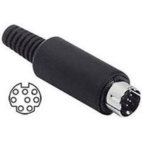 8 Pin Mini DIN Plug