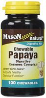Mason Vitamins Papaya Digestive Enzyme Complex Chewable Tablets, 60 Count