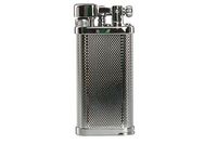 IM Corona Old Boy Chrome Engine Turned Pipe Lighter