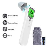 LOBKIN Baby Ear and Forehead Thermometer, Digital Thermometer, Infrared Ear & Temporal Forehead Fever Thermometer for Baby Kids and Adult, Fever Thermometer