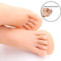 2X Foot Mallet Hammer Toe Crooked Corrector Straightener Pad Support Guard