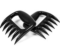 GRANDEY Bear claw meat splitter Hand-nipped chicken barbecue hand guard slipper creative bear claw food fork Bear caught barbecue fork