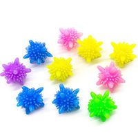 AUEAR, Set of 10 Mini Random Color Washing Machine Ball Laundry Scrubbing Balls Reusable Dryer Balls Cleaning Ball