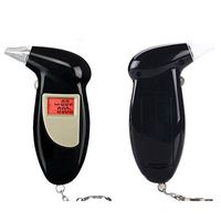 XuBa Digital LCD Alcohol Breath Tester Quick Response Professional Backlit Display Breathalyzer Audible Alert