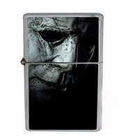 Customized Collectables Halloween Horror Classic Scary The Shape Flip Top Oil Cigarette Lighter
