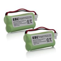 EBL BT183342 BT283342 BT166342 BT266342 BT162342 BT262342 Battery Compatible with VTech CS6114 CS6419 CS6719 AT&T EL52300 CL80112 VTech CS6719-2 Cordless Handsets 2 Pack
