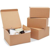 Bright Creations Kraft Paper Gift Boxes (15 Pack) 8 x 8 x 4 Inches