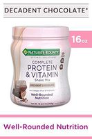 Protein Powder with Vitamin C by Nature's Bounty Optimal Solutions, Contains Vitamin C for Immune Health, Decadent Chocolate Flavor, 1 lb