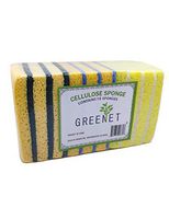 Heavy Duty Cellulose Sponge 10 Pack – 3 Types of Cellulose Cleaning Sponges for Tough Stains, General Cleaning, Cookware and Counter Tops – Multipack of Cleaning Scrub Sponges – 5.1 x 3.5 x 0.94''