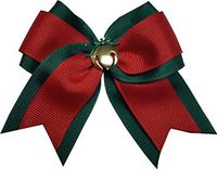 BAYWIND LTD; Christmas Twist Tie Bow with Bell Button (X300) - 25 pc