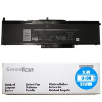 GreenTech New VG93N Replacement Battery for Dell Precision 15 3520 - GreenTech 11.4V 92Whr 6 Cell Battery WFWKK 0WFWKK