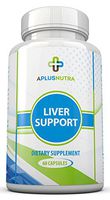 Liver Support - with Artichoke, Dandelion, Milk Thistle - Helps Digest Proteins & Fats by Aplus Nutra