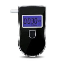 DragonPad Digital Breath Alcohol Tester LCD Breathalyzer Meter Analyzer Detector (Black) (Without Battery) Black