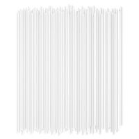 Disposable Drinking Straws - 7 3/4 Inches Long - Standard Size (Clear, 1,000)