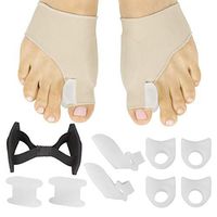 Bunion  Corrector Kit - Relief Protector Sleeves - Hallux Valgus Splint, Foot Guard Brace, Big Hammer Toe Joint Straightener, Separator Spacer, Feet Pain Treatment, Surgery Recovery, A Variety of sty
