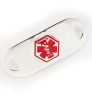 Medical Alert ID TAG for Bracelet ~Penicillin Allergy