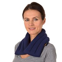 Sunny Bay Light Weight Heated Neck Wrap, Flax Seeds (Blue)