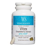 WomenSense by Natural Factors, Vitex Chasteberry Extract, Helps Sooth Symptoms of PMS and Menopause, Gluten Free, 90 capsules (90 servings)