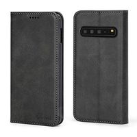 Galaxy S10 5G Case, Flip Folio S10 5G Wallet Case Premium Pu Leather Wallet case 2 in 1 Full Body Protective Cover Business Durable Wallet Phone Case with Kickstand and Credit Slots for S10 5G (6.7")
