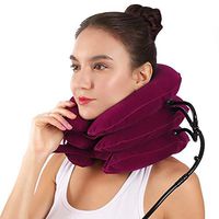Cervical Neck Traction Device - FDA Approved Inflatable & Adjustable USA Designed Neck Support - Comfortable at Home Traction for Neck Pain Relief