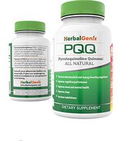 Improve Memory, Energy, Sleep, Fatigue and Immune Health with HerbalGenix PQQ (Pyrroloquinoline Quinone) Mitochondria Supplement. All Natural, Non-GMO/Gluten Free/Vegan Caps.