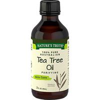 Nature's Truth Tea Tree Oil | 2 oz | 100% Pure Australian Tea Tree Oil | for Hair, Face, Body and Aromatherapy | Non-GMO, Gluten Free