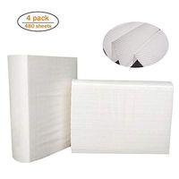 Totopark Multi-layer Toilet Paper, Single-layer Thick Three-layer Paper Towels, White, 120 Towels Per Pack (4)