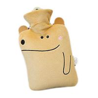 400 ml Classic Hot Water Bottle with Cover - Yellow