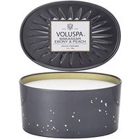 Voluspa Makassar and Ebony 2 Wick Tin Candle, 12 Ounces