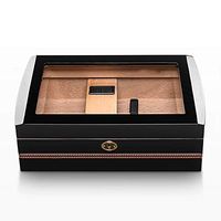 Zhongxingenggeng Cedar Cigar Box Moisturizing Cigar Box Convenient Cigar Box Cigar Cabinet Sealed Large Capacity Cigar Box