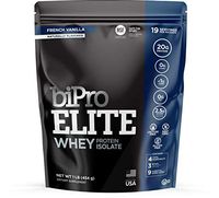 BiPro Elite Whey Isolate Protein Powder, Vanilla, 1 Pound