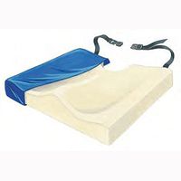 Skil-Care Conform Cushion w/Coccyx Cutout w/ L/S II Cover, Visco-Foam # 753155 - 18"x16"x1.5", each