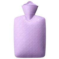 YUN Hot Water Bottle Water Injection Explosion-Proof Rubber Irrigation Hand Warmer Large Water Heating Water Bag (Color : Purple)