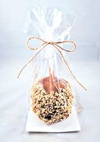 Gift Bags, Food Safe, 4" x 4" x 9" High Clarity Flat Bottom Gusset with Paper Insert (100 Bags)