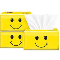 Tissue, Multifold Paper Tissue Towels Napkin with Fast-Drying Absorbency Strong Ultrasoft Touch White 300 Sheets/Pa (3 Pack)