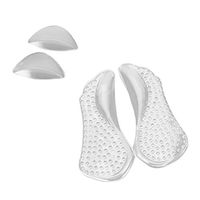 Non-Slip Shoe Cushion Pad+Adhesive Arch Support Shoe Gel Insole for Flat Feet