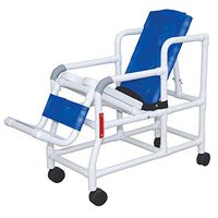 MJM International 193-TIS-PED Pediatric Tilt N Space Shower Chair, Royal Blue/Forest Green/Mauve