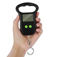 Alelife 50kg x 10g Digital Scale for Fishing Luggage Steelyard Hanging Electronic Scale kg/lb/jin/oz 20x78.5x2.2cm