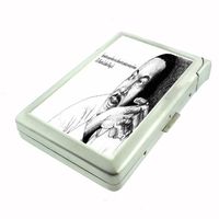Metal Cigarette Case with Built In Lighter Martin Luther King Jr Design-006