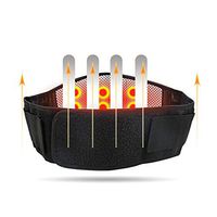 Ckssyao Lower Back Support - Support for Chronic Pain Sciatica Nerve and Disc Herniation Or Slipping Waist Adjustable Waistband for Pain Management and Relief,Black