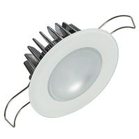 Lumitec 113193 Mirage LED Exterior or Interior Down Light, Flush Mount, Glass Bezel, White Non-Dimming, Non-TTP