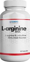 L-arginine Basic - L-arginine and L-citrulline Nitric Oxide Booster. 30 Servings in Each Bottle. Supports Healthy Blood Pressure, Cholesterol, Circulation, Blood Flow, and Energy Levels