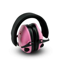 DLYDSS Noise Cancelling Ear Muffs, Folding Soundproof Earphones, Shooting Earmuffs, Folding Soundproof Earphones, Black, Suitable for Sleep, Shooting, Work and Construction (Color : Pink)