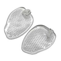 FitHom 1Pairs Transparent Non-Slip Silicone Flip-Flop Sandals Forefoot Pad for Pain Relief