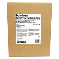 Boardwalk Economic Wax-Based Sweeping Compound, Red, Grit-Free, 50Lbs, Box
