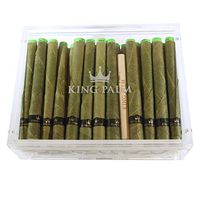 King Palm XXL Humidor Natural Palm Leaves (35 XXL Rolls / 5 Packing Sticks)