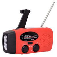 Sportsman Series Rechargeable Weather Radio with Hand Crank & Solar Power