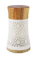 Anthun Essential Oil Diffusers,120ml Fragrant Room Sprays Ultrasonic Aroma Mist Atomizer BPA-Free, Waterless Auto-Off, 7 Color LED Lights for Office Home Bedroom Living Room Study Yoga Spa-Wooden Lid