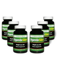 DigestaSlim | Weight Loss Formula | Energy Booster | Increase Healthy Gut | Absorb Fewer Calories | Fat Burning | All Natural Herbal Dietary Supplement | 180 Day Supply